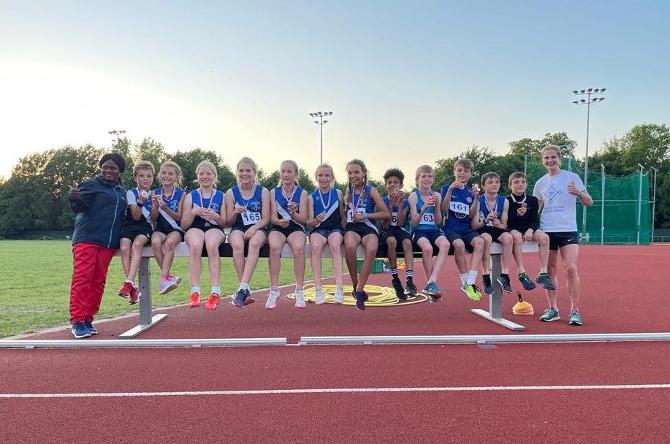 Young kingston and polytechnic athletes with medals